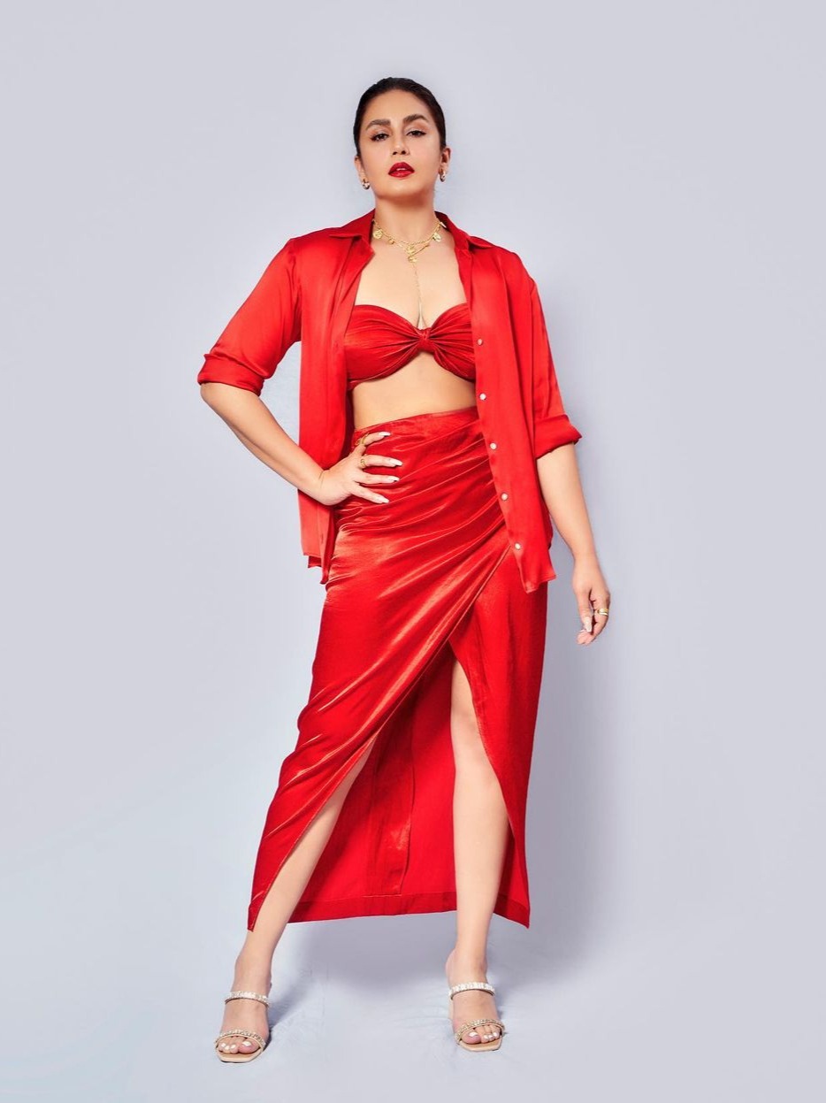 Red Never Gets Old For Huma Qureshi